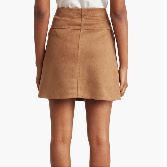 Max Studio Tan Mini Skirt - Picture 3 of 4